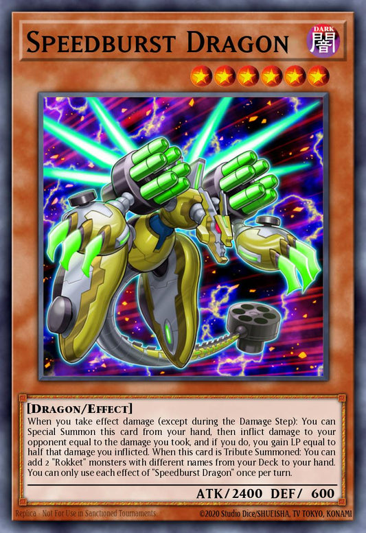 (005) YuGiOh TCG MP20: 2020 Tin of Lost Memories Mega Pack Single: Speedburst Dragon  Common