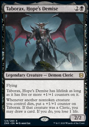 (129) Magic The Gathering Zendikar Rising: Promos Single: Taborax, Hope's Demise (V.2) Holo Rare
