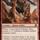 (129) Magic The Gathering The Brothers' War Single: Conscripted Infantry Holo Common