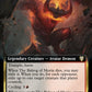 (129) Magic The Gathering Commander: The Lord of the Rings: Tales of Middle-earth: Extras Single: The Balrog of Moria  Rare