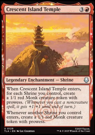 (129) Magic The Gathering Magic: The Gathering | Avatar: The Last Airbender Single: Crescent Island Temple Holo Uncommon