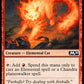 (129/280) Magic The Gathering Core 2020 Single: Chandra's Embercat Holo Common