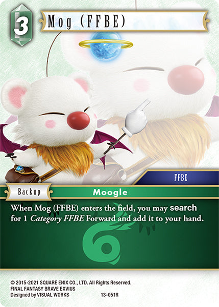 (051) Final Fantasy TCG Opus XIII: Crystal Radiance Single: Mog (FFBE) (13-051) Holo Rare