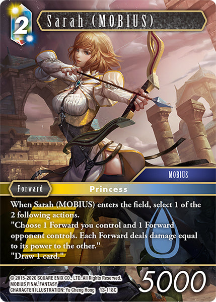 (118) Final Fantasy TCG Opus XIII: Crystal Radiance Single: Sarah (MOBIUS) (13-118) Holo Common
