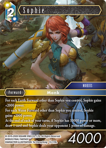 (119) Final Fantasy TCG Opus XIII: Crystal Radiance Single: Sophie (13-119) Holo Legend