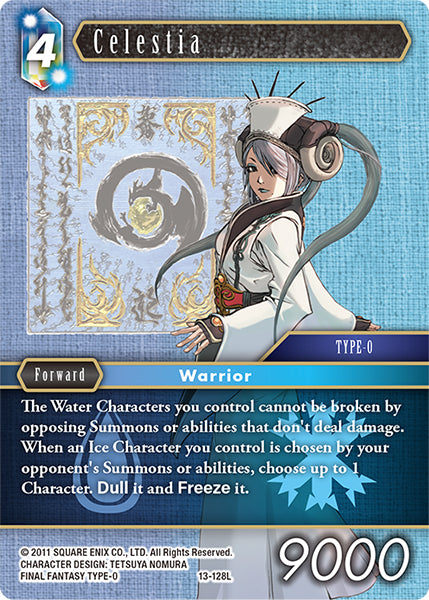 (128) Final Fantasy TCG Opus XIII: Crystal Radiance Single: Celestia (13-128) Holo Legend