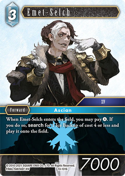 (131) Final Fantasy TCG Opus XIII: Crystal Radiance Single: Emet-Selch (13-131) Holo Starter