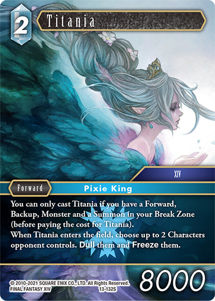 (132) Final Fantasy TCG Opus XIII: Crystal Radiance Single: Titania (13-132) Holo Starter