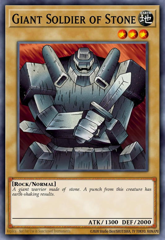 (007) YuGiOh TCG LCYW: Legendary Collection 3: Mega Pack Single: Giant Soldier of Stone  Common