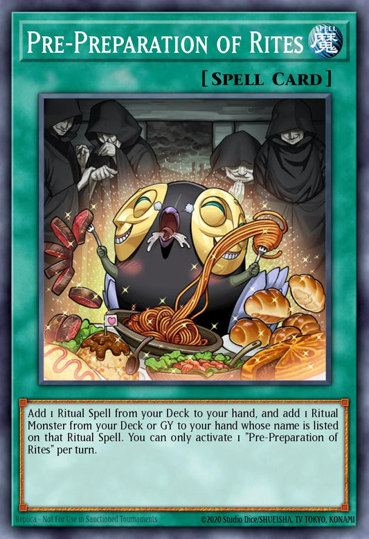 (056) YuGiOh TCG WISU: Wild Survivors Single: Pre-Preparation of Rites  Rare