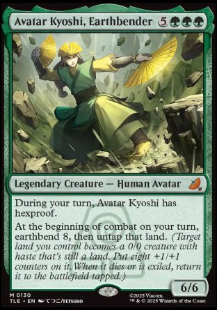 (130) Magic The Gathering Magic: The Gathering | Avatar: The Last Airbender: Eternal Single: Avatar Kyoshi, Earthbender (V.1)  Mythic