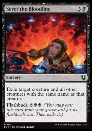 (130) Magic The Gathering Innistrad Remastered Single: Sever the Bloodline Holo Uncommon