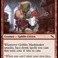 (130) Magic The Gathering Murders at Karlov Manor Single: Goblin Maskmaker Holo Common