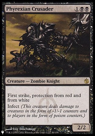 (050) Magic The Gathering The List Single: Phyrexian Crusader  Rare