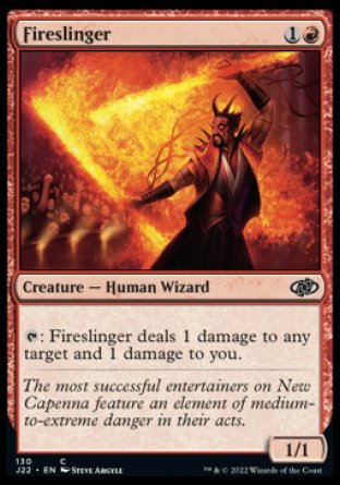 (130) Magic The Gathering Jumpstart 2022 Single: Fireslinger  Common