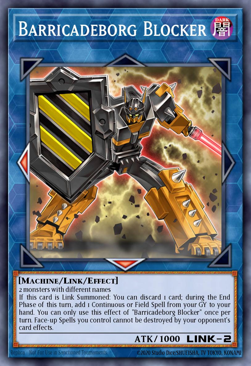 (140) YuGiOh TCG MP20: 2020 Tin of Lost Memories Mega Pack Single: Barricadeborg Blocker  Rare