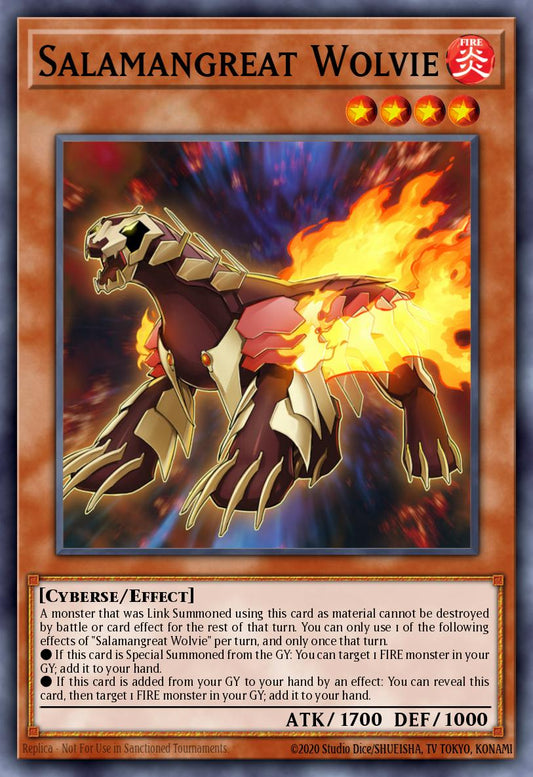 (002) YuGiOh TCG MP20: 2020 Tin of Lost Memories Mega Pack Single: Salamangreat Wolvie  Common