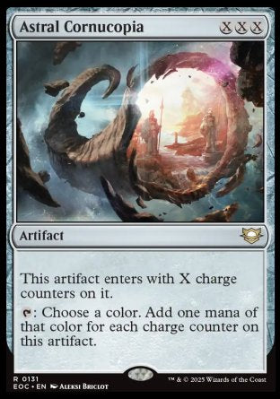 (131) Magic The Gathering Commander: Edge of Eternities Single: Astral Cornucopia  Rare