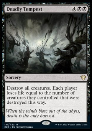 (131/322) Magic The Gathering Commander: Ikoria Single: Deadly Tempest  Rare