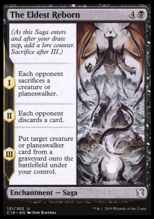 (131) Magic The Gathering Commander 2019 Single: The Eldest Reborn  Uncommon