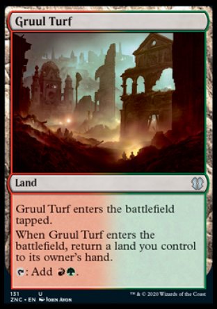 (131) Magic The Gathering Commander: Zendikar Rising Single: Gruul Turf  Uncommon