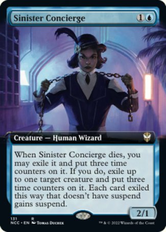 (131) Magic The Gathering Commander: Streets of New Capenna: Extras Single: Sinister Concierge  Rare