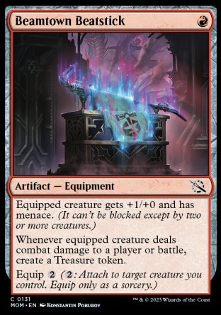 (131) Magic The Gathering March of the Machine Single: Beamtown Beatstick  Common