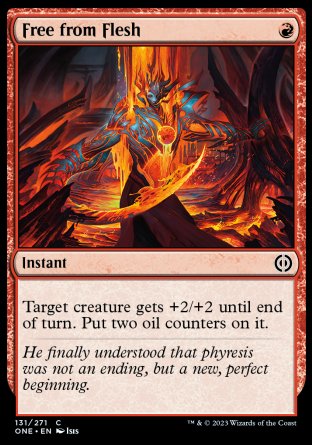 (131) Magic The Gathering Phyrexia: All Will Be One Single: Free from Flesh  Common