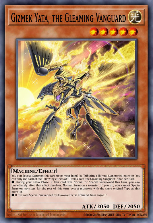 (163) YuGiOh TCG MP20: 2020 Tin of Lost Memories Mega Pack Single: Gizmek Yata, the Gleaming Vanguard  Secret Rare