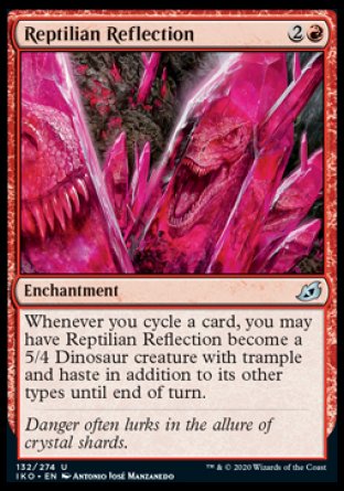 (132/274) Magic The Gathering Ikoria: Lair of Behemoths Single: Reptilian Reflection  Uncommon