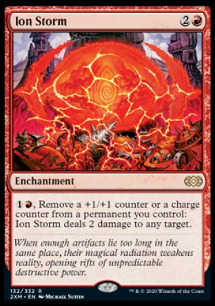 (132/332) Magic The Gathering Double Masters Single: Ion Storm  Rare