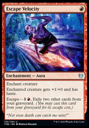(132/254) Magic The Gathering Theros Beyond Death Single: Escape Velocity  Uncommon