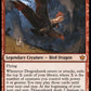 (132) Magic The Gathering Bloomburrow Single: Dragonhawk, Fate's Tempest  Mythic