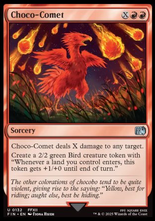 (132) Magic The Gathering Magic: The Gathering - FINAL FANTASY Single: Choco-Comet  Uncommon