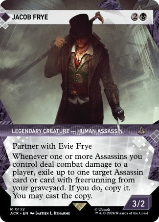 (132) Magic The Gathering Universes Beyond: Assassin's Creed: Extras Single: Jacob Frye (V.1)  Holo Rare