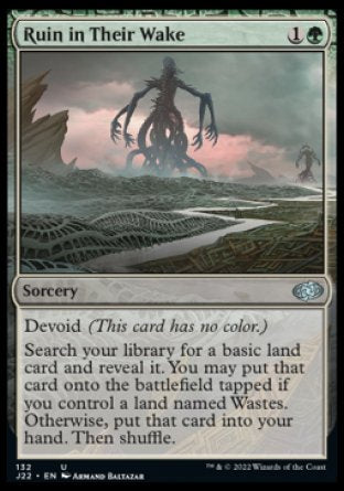 (132) Magic The Gathering Jumpstart 2022 Single: Ruin in Their Wake  Uncommon
