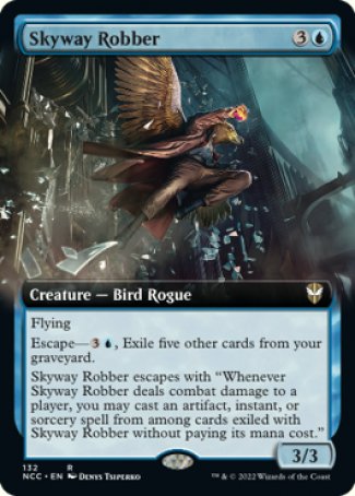 (132) Magic The Gathering Commander: Streets of New Capenna: Extras Single: Skyway Robber  Rare