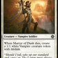 (132) Magic The Gathering Commander: The Lost Caverns of Ixalan Single: Martyr of Dusk  Common