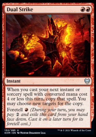 (132/285) Magic The Gathering Kaldheim Single: Dual Strike Holo Uncommon