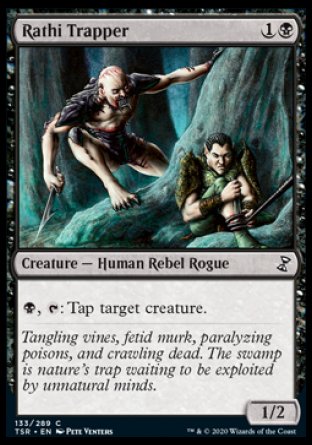 (133/289) Magic The Gathering Time Spiral Remastered Single: Rathi Trapper  Common