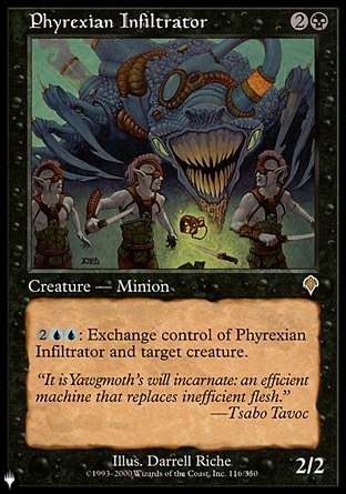 (116) Magic The Gathering The List Single: Phyrexian Infiltrator  Rare