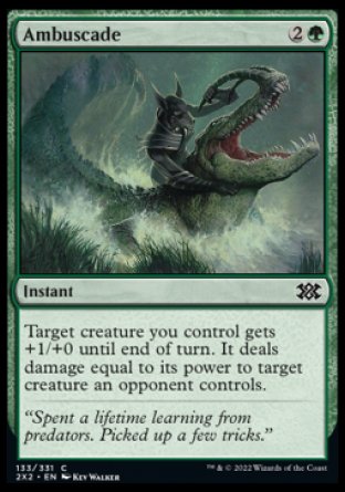 (133) Magic The Gathering Double Masters 2022 Single: Ambuscade Holo Common
