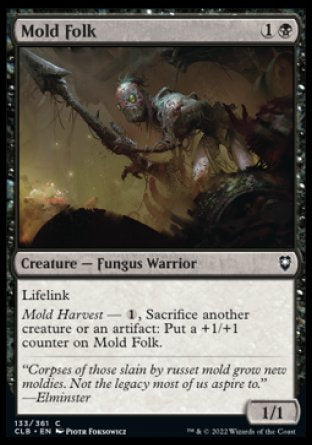 (133) Magic The Gathering Commander Legends: Battle for Baldur's Gate Single: Mold Folk  Common