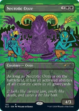 (133) Magic The Gathering Secret Lair Drop Series Single: Necrotic Ooze  Rare