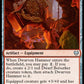 (133/285) Magic The Gathering Kaldheim Single: Dwarven Hammer Holo Uncommon