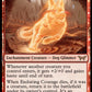 (133) Magic The Gathering Duskmourn: House of Horror Single: Enduring Courage  Rare
