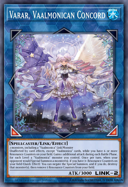 (049) YuGiOh TCG INFO: The Infinite Forbidden Single: Varar, Vaalmonican Concord  Super Rare