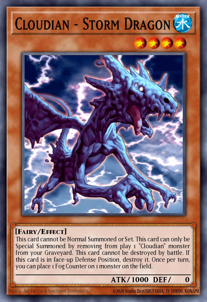 (040) YuGiOh TCG LODT: Light of Destruction Single: Cloudian - Storm Dragon (V.1 - Common)  Common
