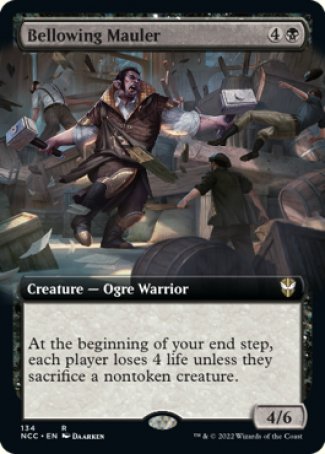 (134) Magic The Gathering Commander: Streets of New Capenna: Extras Single: Bellowing Mauler  Rare