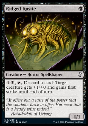 (134/289) Magic The Gathering Time Spiral Remastered Single: Ridged Kusite Holo Common